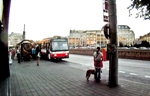 Pod�a prepravn�ho poriadku m� vodi� zastavi� pri ozna�n�ku, �o je miesto, kde stoj� zrakovo postihnut� osoba