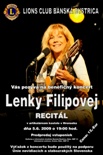 plag�t ku koncertu Lenky Filipovej v Hronseku