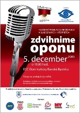 Plag�t podujatia Zdvihnime oponu