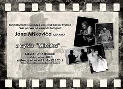Pozv�nka na vernis� fotografi� �Mimika� (jpg)