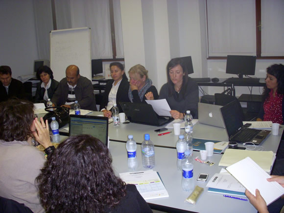 fotografia z projektového stretnutia v Miláne