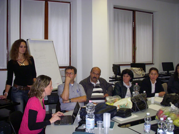 fotografia z projektového stretnutia v Miláne