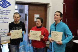 Najšikovnejší v písaní Braillovho písma